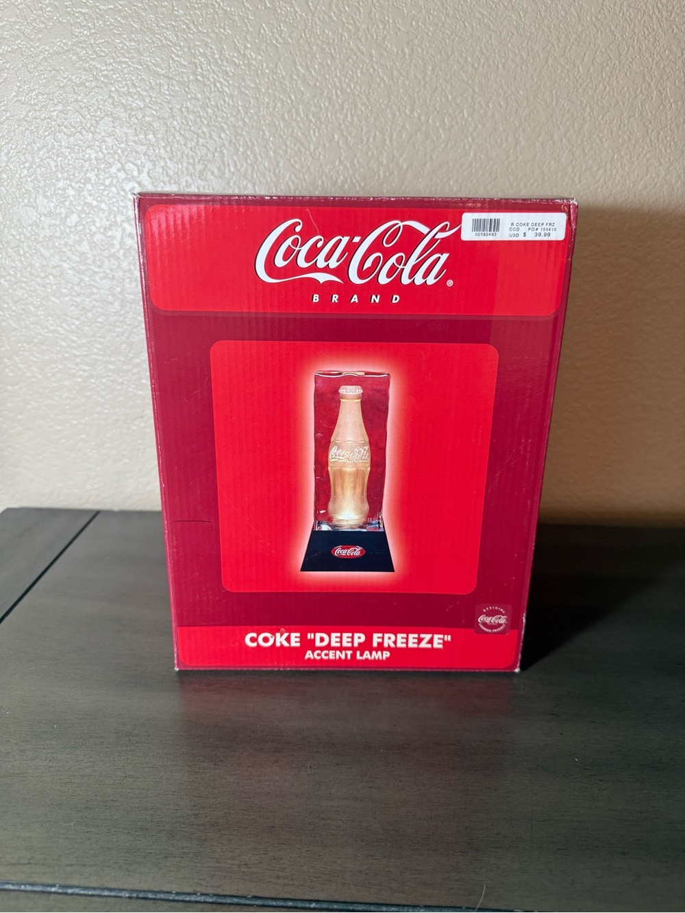 NIB Coca Cola Coke Deep Freeze Accent Lamp Collectible Light Vintage